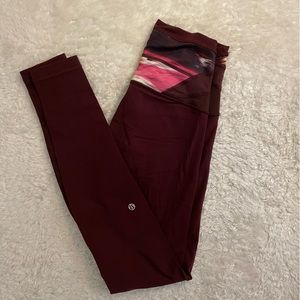 LULULEMON REVERS-ABLE LEGGINGS SIZE 6